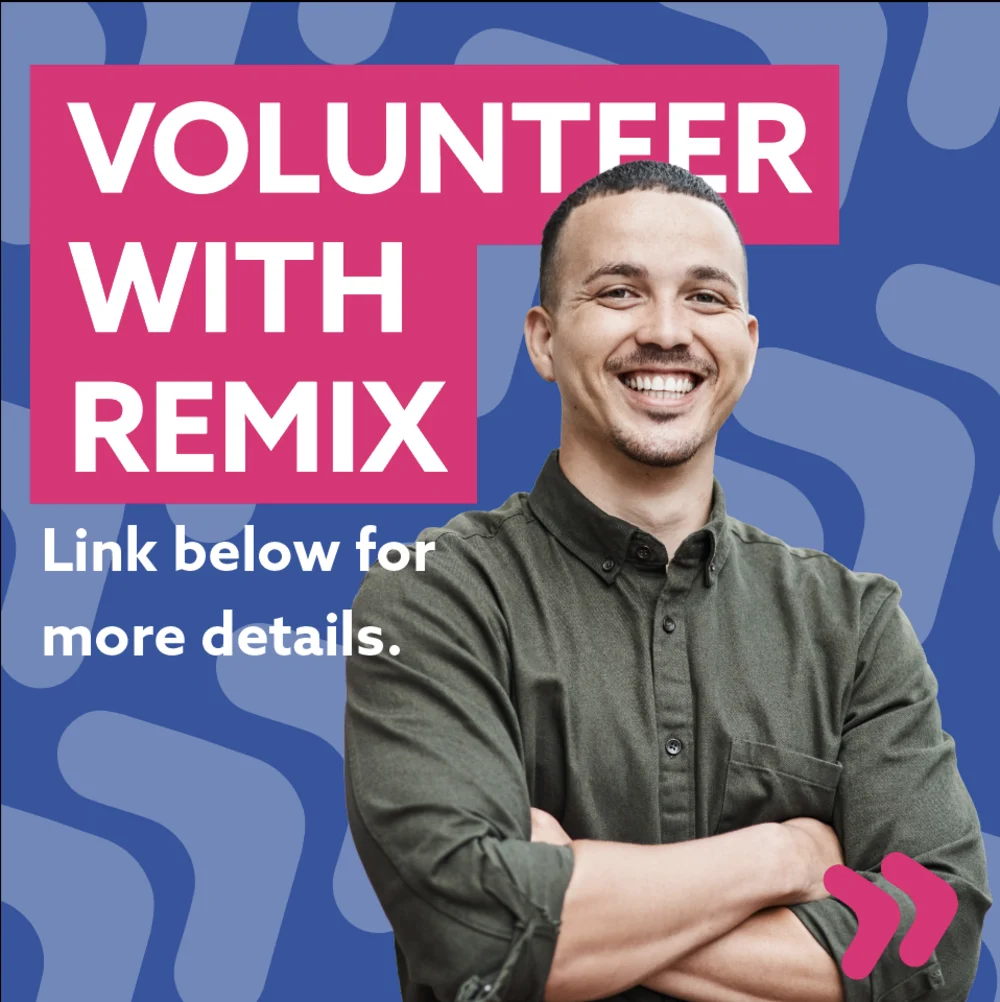 REMIX volunteer campaign artwork